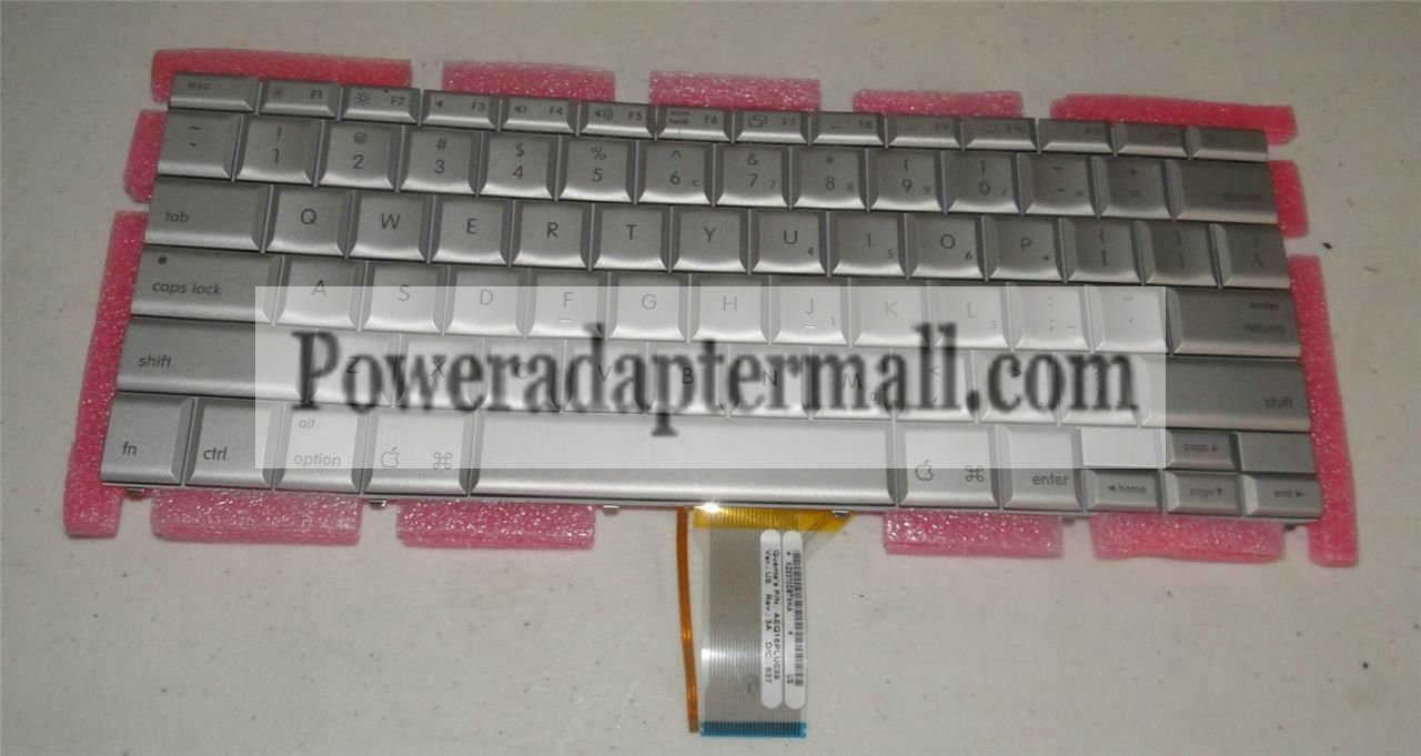 New Genuine 922-4360 Apple Powerbook G5 G4 Silver Keyboard US